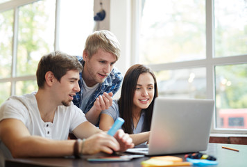 Obraz premium Working at new project