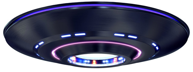 3d ufo, unbekanntet Flugobjekt fliegt. © fotomek