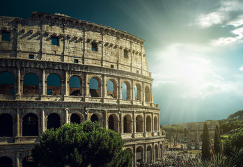 One of the most popular travel place in world - Roman Coliseum.