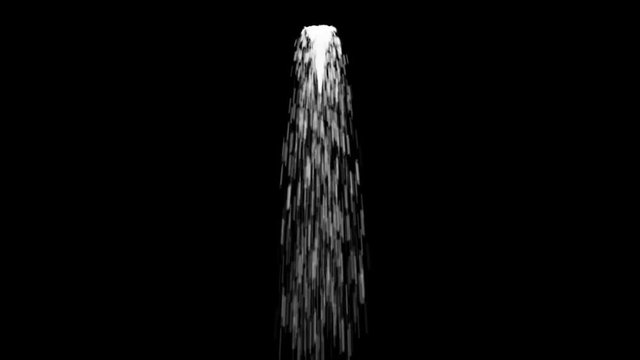 Water Flows in a Stream and Loop in Alpha Channel