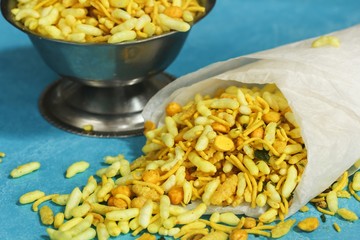 Murmura Chivda - Popular street food of India