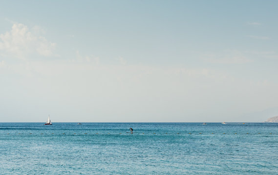 Water sport activities in Eilat, Israel