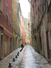 Korsika Bastia Hausfassaden und Gassen 15