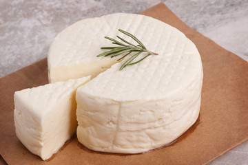 Wheel of brazilian traditional cheese Minas