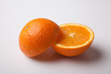 Half cut  fresh orange