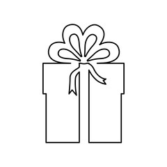 gift box icon image vector illustration design 