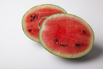 Half cut  fresh watermelon