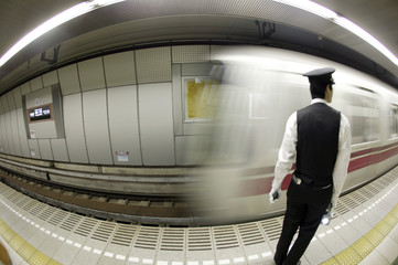 fast subway car