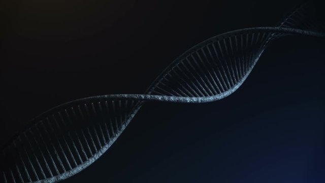  DNA  formation. Health care medicine needs. Blue red ramp lights.