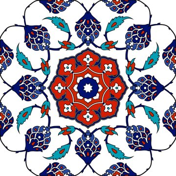 Ottoman Turkish Design Pattern Vector/Decorative Background