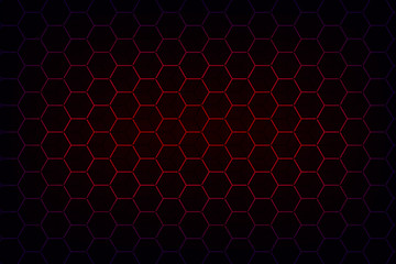 Background with hexagon texture