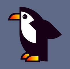 Penguin logo design