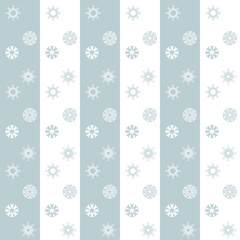 Christmas snowflakes seamless background. 