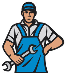 auto mechanics - professional worker (car service man)