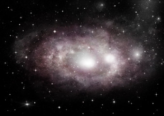 galaxy in a free space