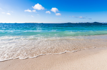 Beach, sea, landscape. Okinawa, Japan, Asia.