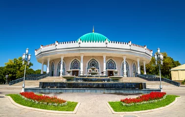 Deurstickers Amir Timur museum in Tashkent, the capital of Uzbekistan © Leonid Andronov
