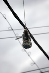 hanging shoes