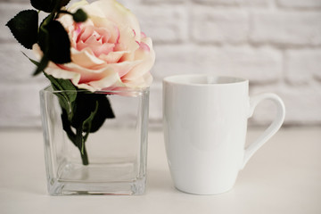 Mug Mockup. Coffee Cup Template. Coffee Mug Printing Design Template. White Mug Mockup. Blank Mug....