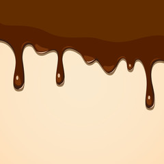 Illustration of melting chocolate