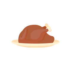 Turkey vector illustration of a Happy Thanksgiving