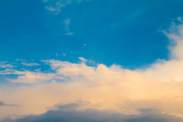 Fototapeta premium Beautiful blue sky and cloud