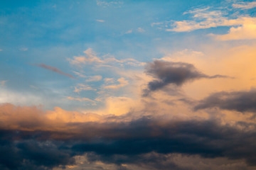 Beautiful blue sky and cloud