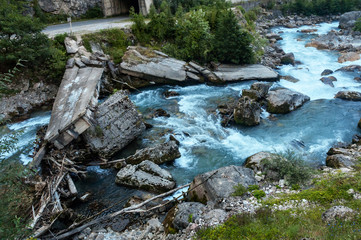 mountain river of Abkhazia