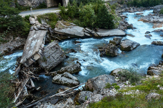 mountain river of Abkhazia