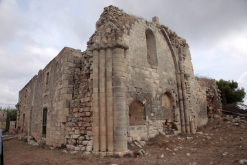 ancient church ruin