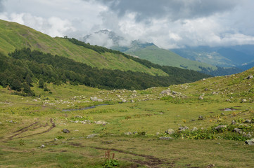 mountains of Abkhazia