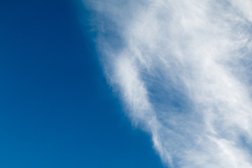 Obraz premium Beautiful blue sky and cloud
