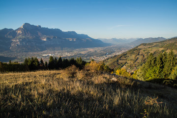 Massif de Belledonne - Vallée du Grésivaudan.