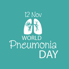 World Pneumonia Day.