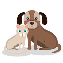 pet mascot isolated icon vector illustration design
