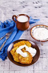 Traditional potato pancakes