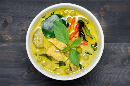 green curry with chicken