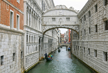 Fototapeta premium Bridge of Sighs, Venice. ITALY.