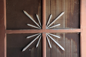 old wood door design