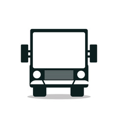 bus service public isolated icon design, vector illustration  eps10 