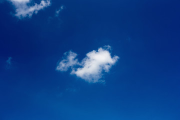 Blue sky with clouds