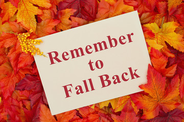 Fall Back message