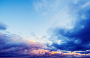 Sky and clouds beautiful summer