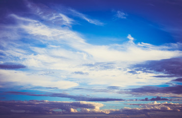 Fototapeta na wymiar Cloudy sky weather panorama background