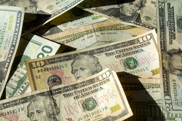 10 and 20 Dollar Bills