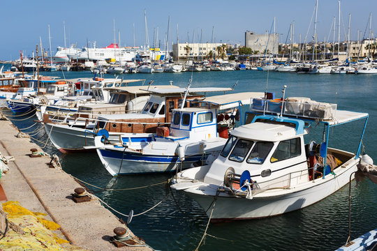 Port of Heraklion, Greece