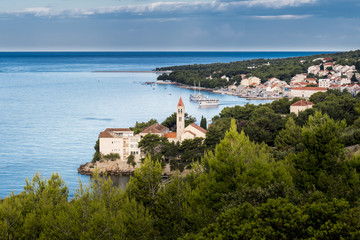 Fototapeta na wymiar Old Dominican monastery, Bol, Island of Brac, Croatia