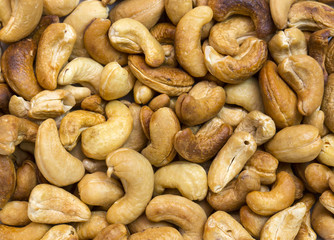 Background of nuts 