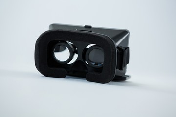 Close-up of virtual reality headset