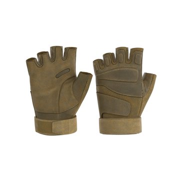 Outdoor Blackhawk short finger gloves US Soldier on white. 3D illustration